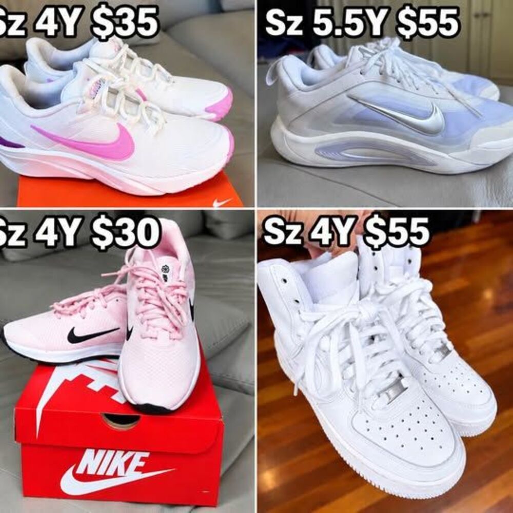 NEW with box Nike Kids Shoes – big kids Size 4Y- 5.5 Y